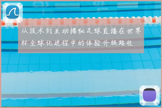 从技术到互动揭秘足球直播在世界杯全球化进程中的体验升级路径